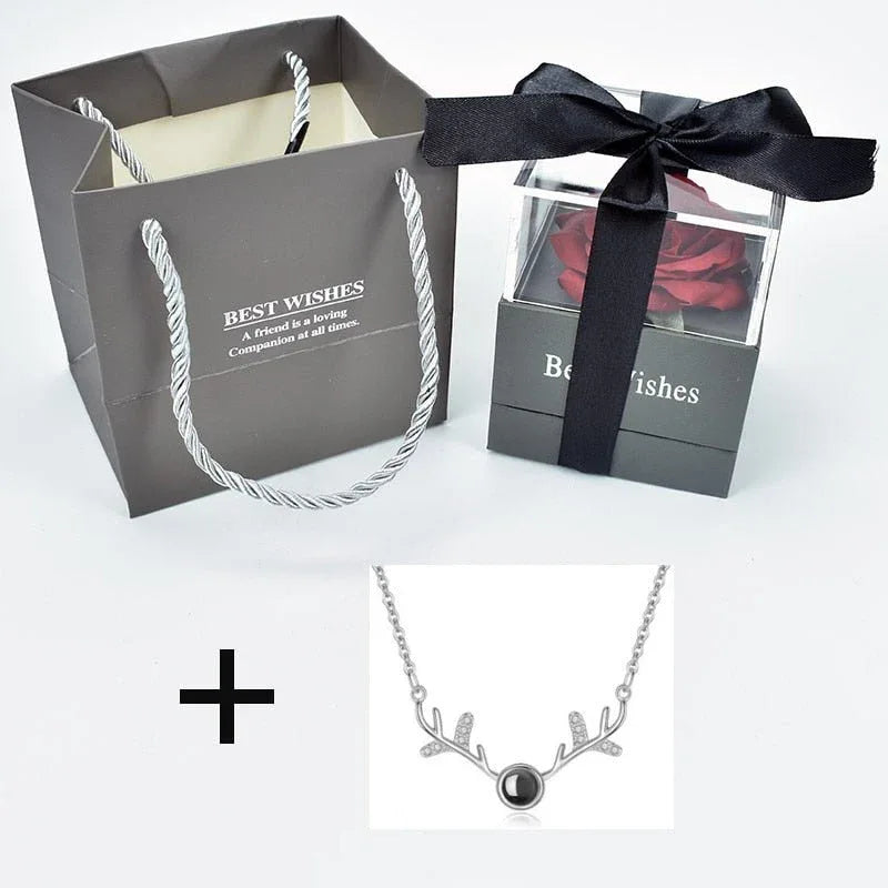 Rose Eternelle Coffret (Choix collier) - Rose Eternelle La Boutique