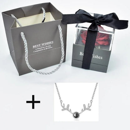 Rose Eternelle Coffret (Choix collier) - Rose Eternelle La Boutique