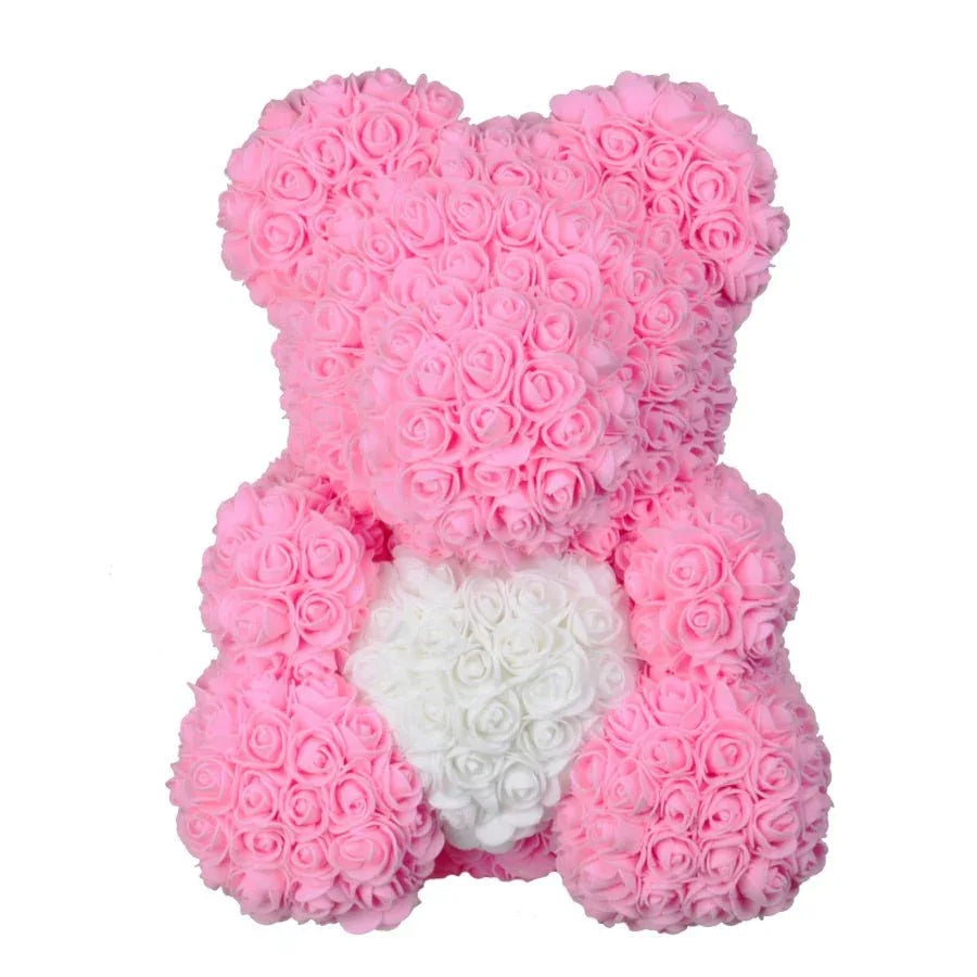 Ours en Rose Eternelle (choix de couleur) - Rose Eternelle La Boutique