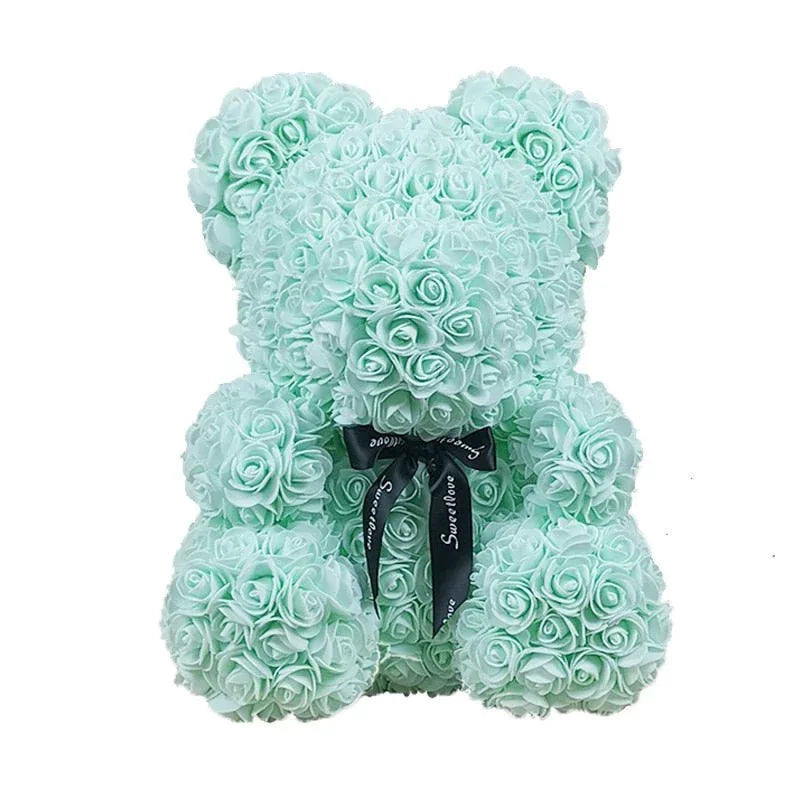 Ours en Rose Eternelle (choix de couleur) - Rose Eternelle La Boutique