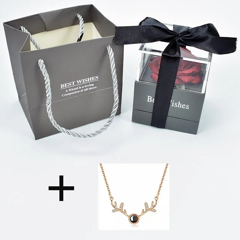 Rose Eternelle Coffret (Choix collier) - Rose Eternelle La Boutique
