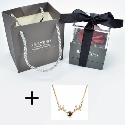 Rose Eternelle Coffret (Choix collier) - Rose Eternelle La Boutique