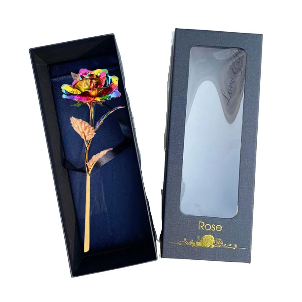 Rose Eternelle Coffret Noir Or 24K - Rose Eternelle La Boutique