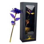 Coffret Rose Éternelle Or 24K – Cadeau de Luxe Inoubliable