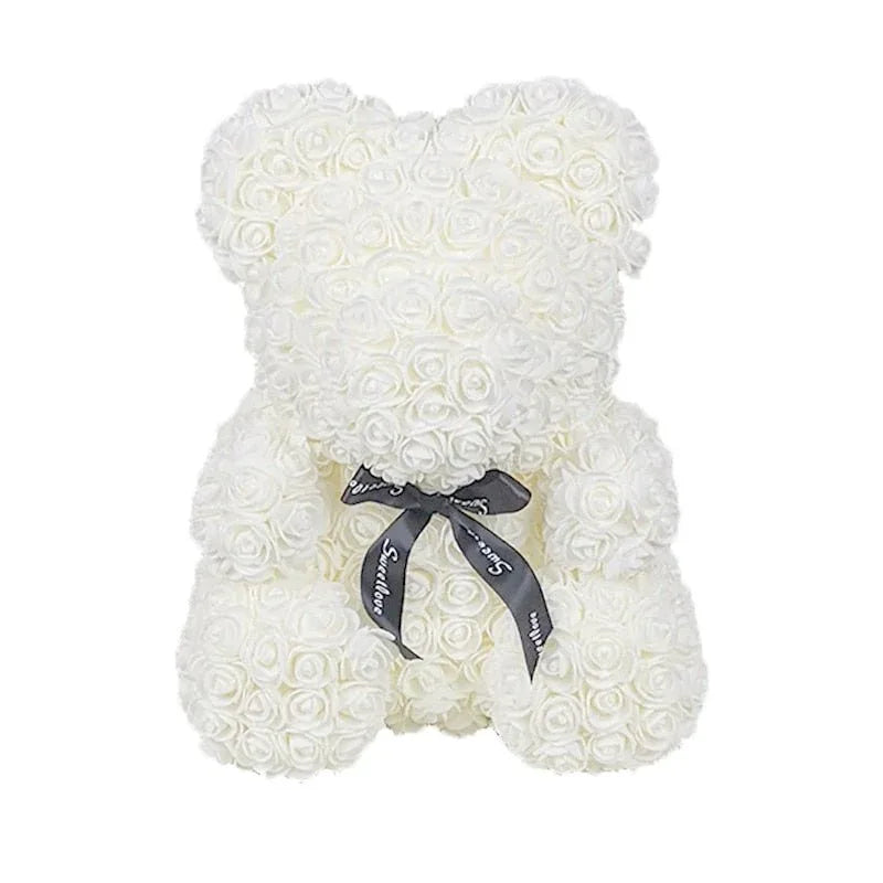 Ours en Rose Eternelle (choix de couleur) - Rose Eternelle La Boutique