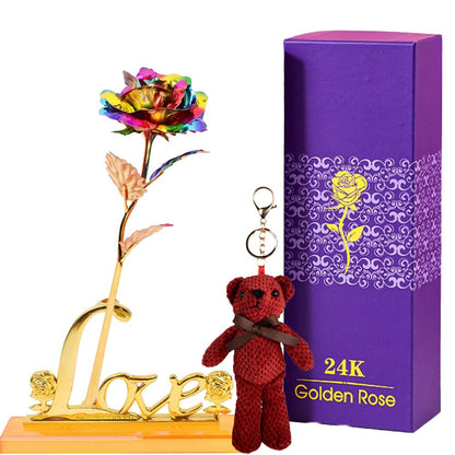 Eternal Rose Gift Box in 24k Gold