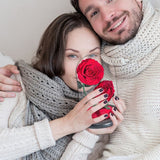 Prestigieux Duo de Rose Eternelle ( Choix de couleur )
