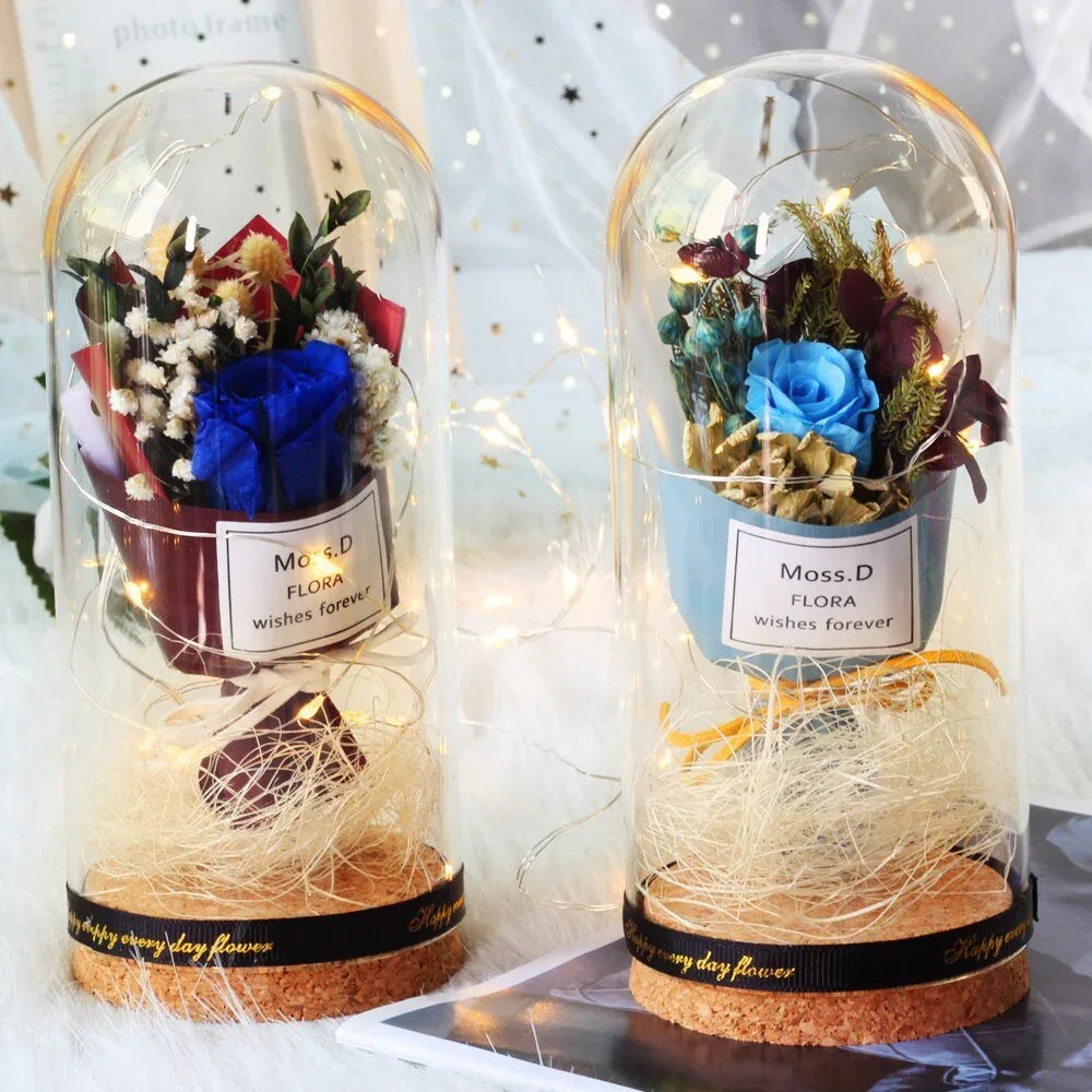 Rose Eternelle Bouquet (Choix de Couleurs) - Rose Eternelle La Boutique