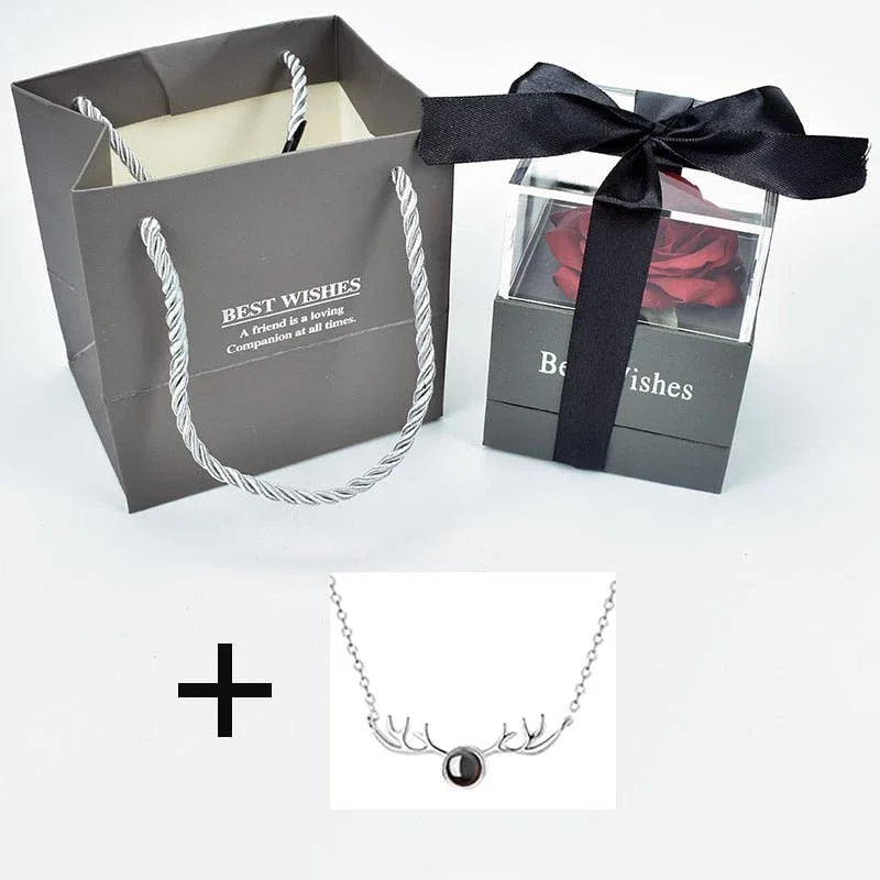 Rose Eternelle Coffret (Choix collier) - Rose Eternelle La Boutique