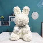 45cm Roses Bunny Valentine's Day Eternal Flower Rabbit Romantic Wedding Engagement Ceremony Party Decoration Christmas Gifts