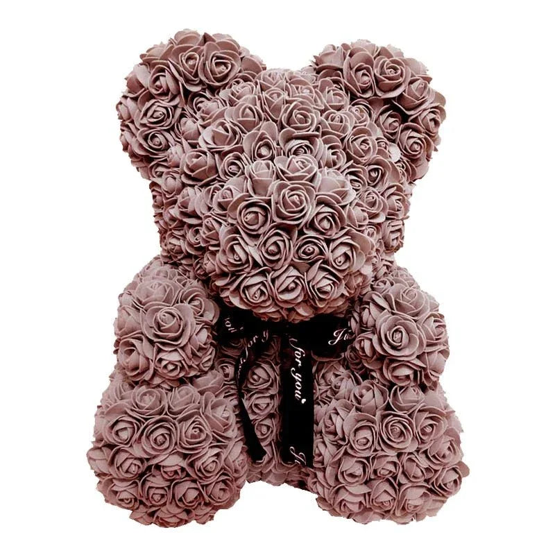 Ours en Rose Eternelle (choix de couleur) - Rose Eternelle La Boutique