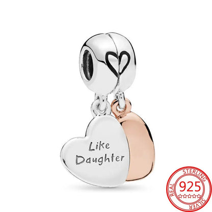 Charms bracelet pandora Cœur Eternel ( Choix de Style ) - Rose Eternelle La Boutique