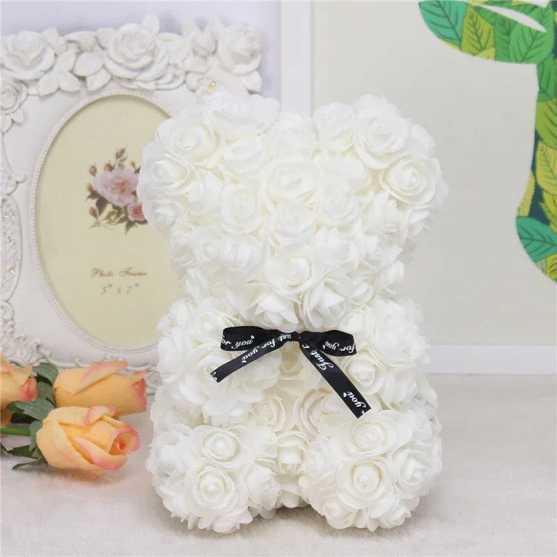 Couple d'ourson en Rose Eternelle - Rose Eternelle La Boutique