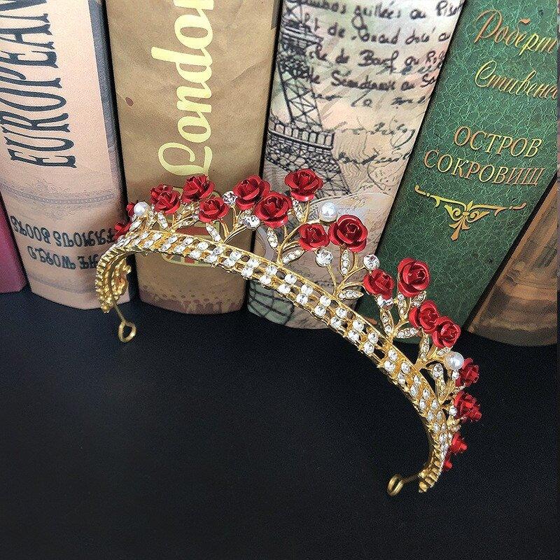 Diadème Avec Rose - Rose Eternelle La Boutique