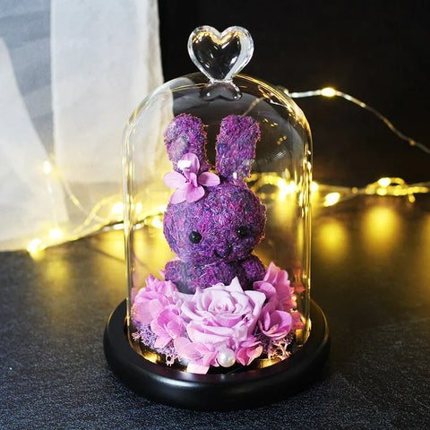 Rose Eternelle Lapin (Choix de Couleurs) - Rose Eternelle La Boutique