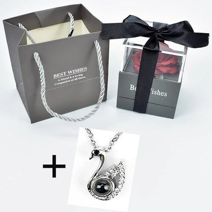 Rose Eternelle Coffret (Choix collier) - Rose Eternelle La Boutique