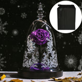 Rose Eternelle Suprême avec Cloche design ( Choix de couleur )