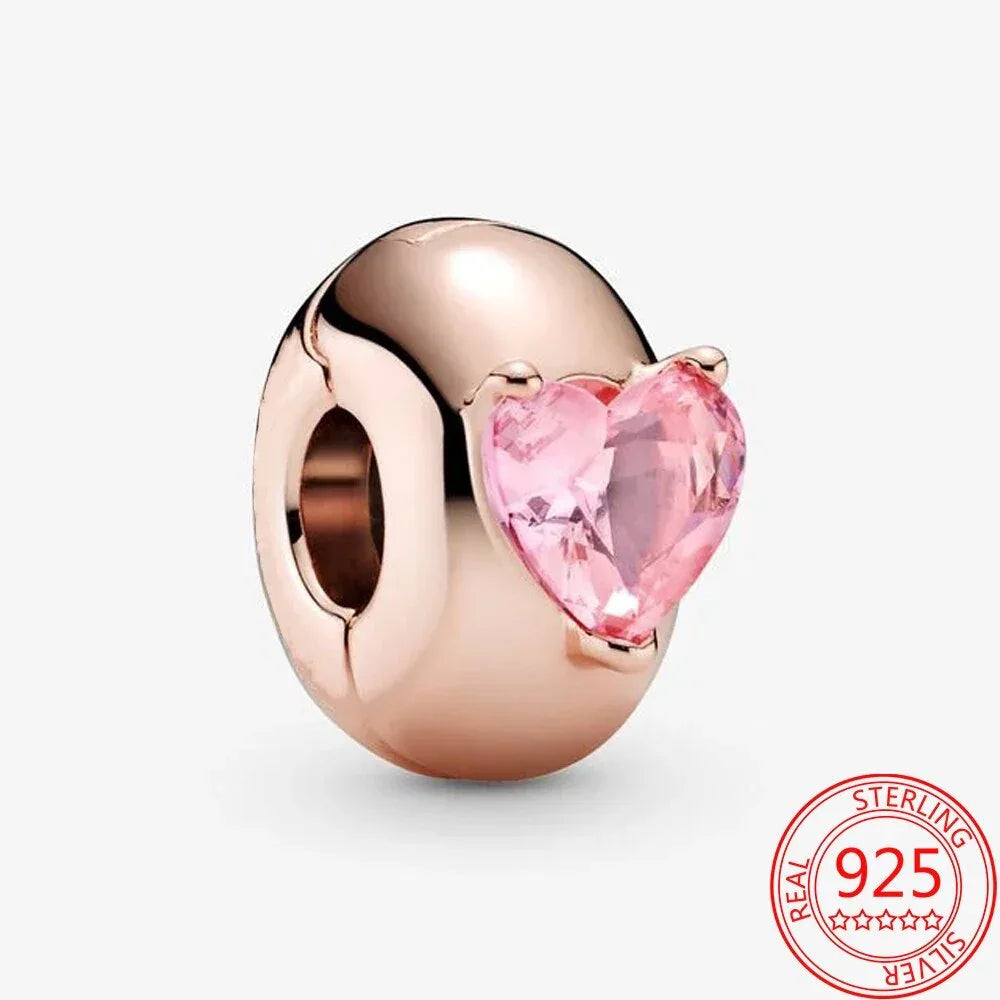 Charms bracelet pandora Cœur Eternel ( Choix de Style ) - Rose Eternelle La Boutique