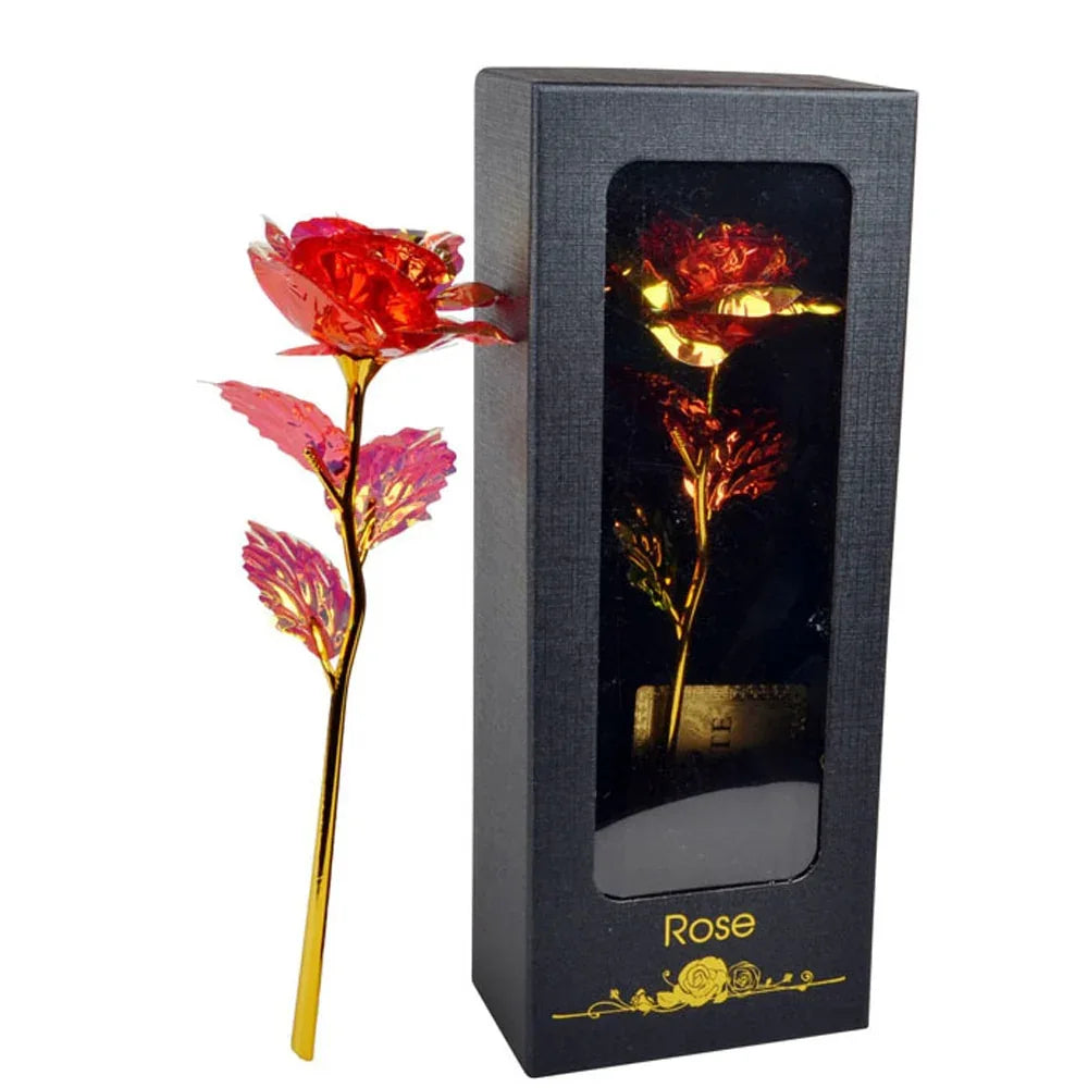 Coffret Rose Éternelle Or 24K – Cadeau de Luxe Inoubliable - Rose Eternelle La Boutique