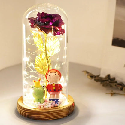 Rose Eternelle Roi Grenouille (Choix de Couleurs) - Rose Eternelle La Boutique