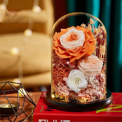 Blumenarrangement mit Prestige Eternal Rose