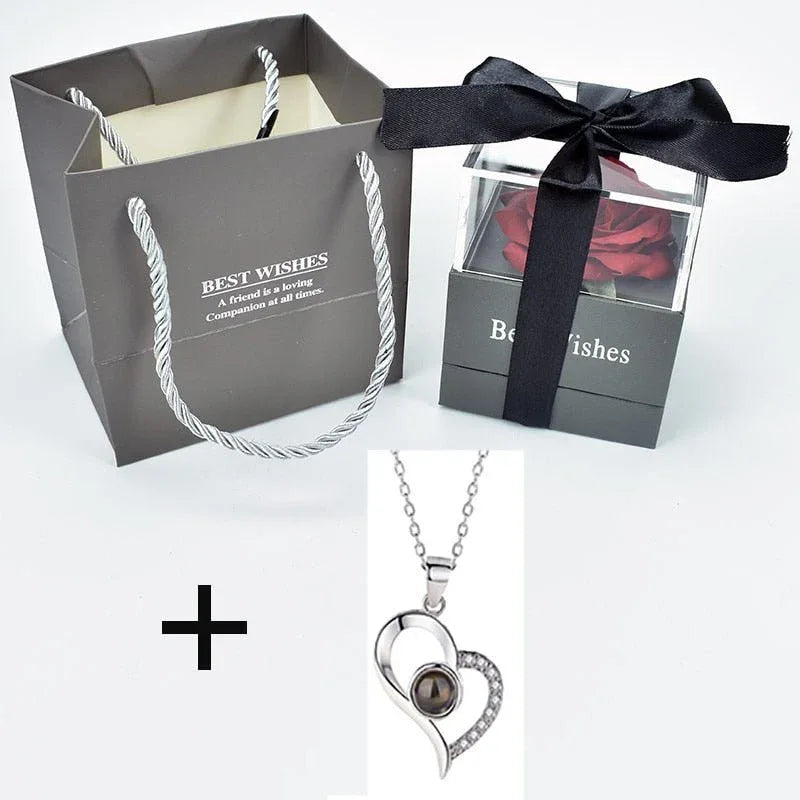 Rose Eternelle Coffret (Choix collier) - Rose Eternelle La Boutique