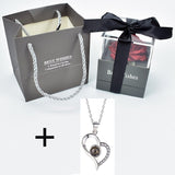 Rose Eternelle Coffret (Choix collier)