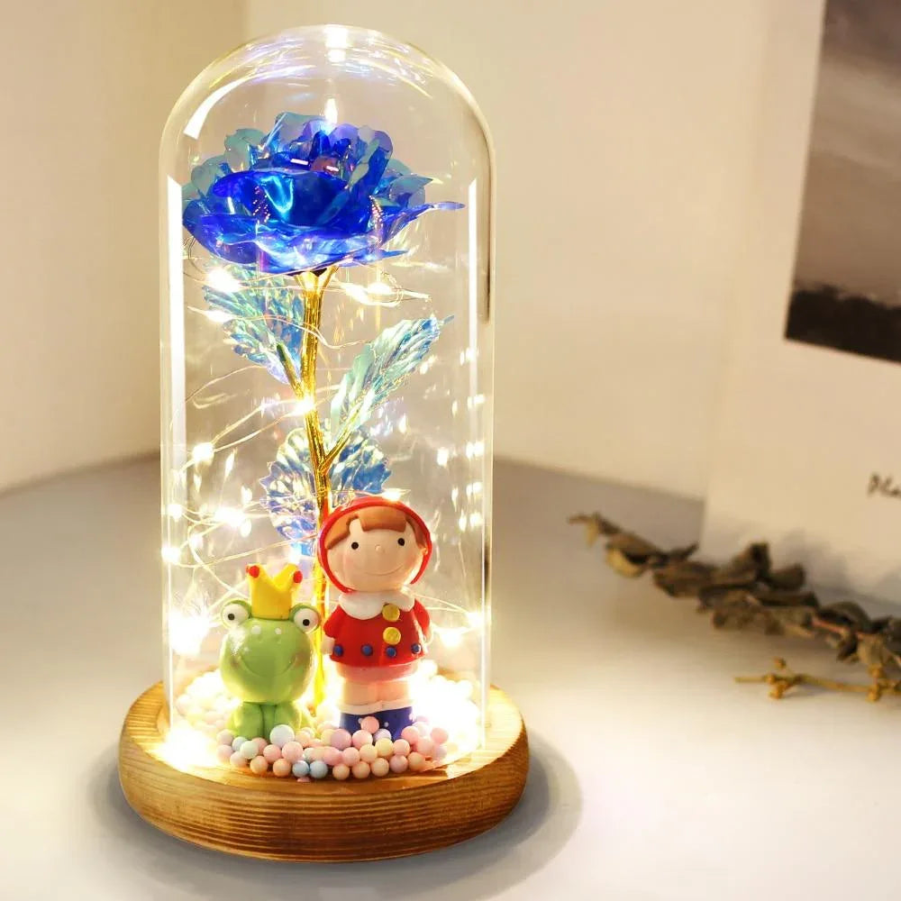 Rose Eternelle Roi Grenouille (Choix de Couleurs) - Rose Eternelle La Boutique