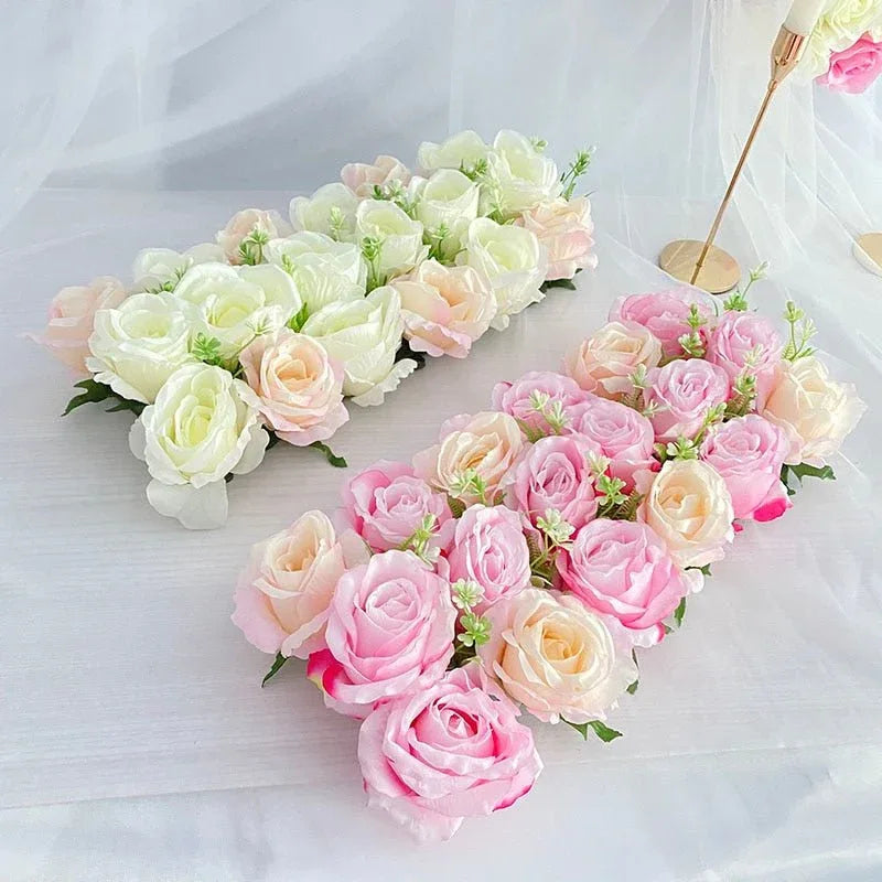 Décoration de Mariage - Panneau de Rose Eternelle Artificielles - Rose Eternelle La Boutique