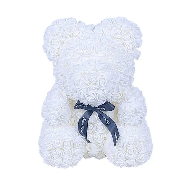 Ours en Rose Eternelle (choix de couleur) - Rose Eternelle La Boutique