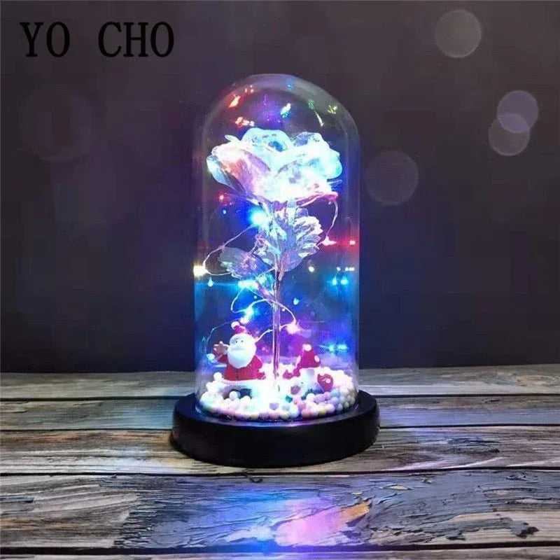 Rose Eternelle LED avec Figurine ( choix ) - Rose Eternelle La Boutique