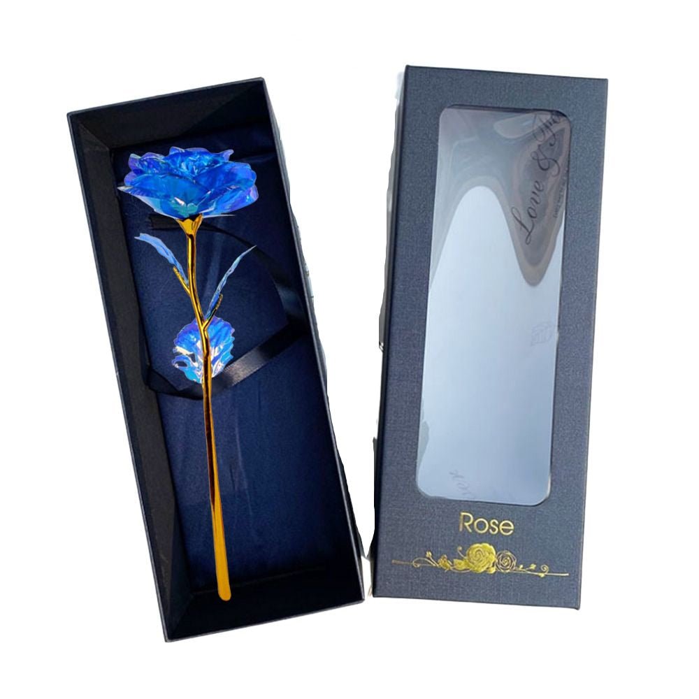 Eternal Rose Blue Bundle-Paket + 24k Geschenkbox (Auswahl)