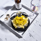 Rose Eternelle Suprême avec Cloche design ( Choix de couleur )
