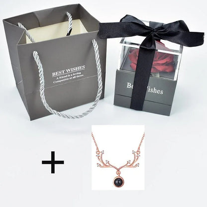 Rose Eternelle Coffret (Choix collier) - Rose Eternelle La Boutique