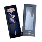 Coffret Rose Éternelle Or 24K – Cadeau de Luxe Inoubliable
