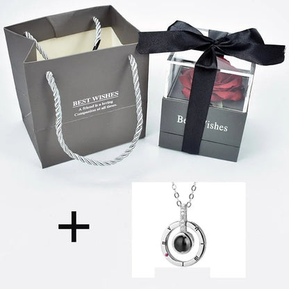 Rose Eternelle Coffret (Choix collier) - Rose Eternelle La Boutique