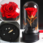 Boîte à musique <br>Rose Eternelle Rouge - Rose Eternelle La boutique