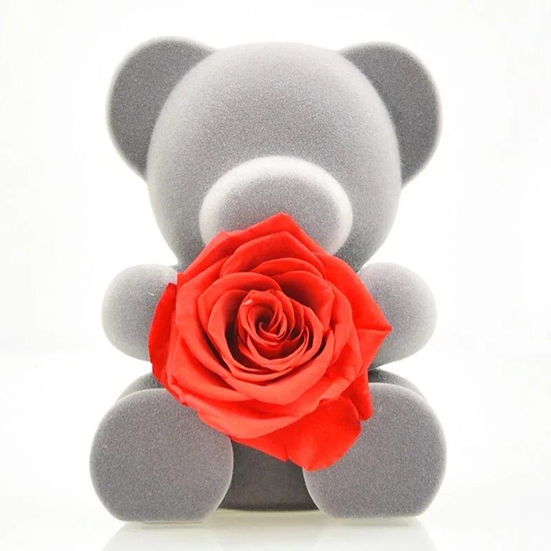 Rose Eternelle Ourson ( Choix de style ) - Rose Eternelle La Boutique