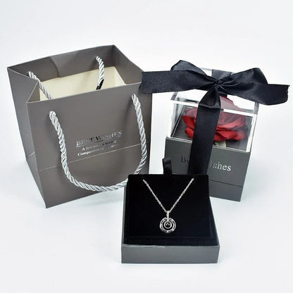 Rose Eternelle Coffret (Choix collier) - Rose Eternelle La Boutique