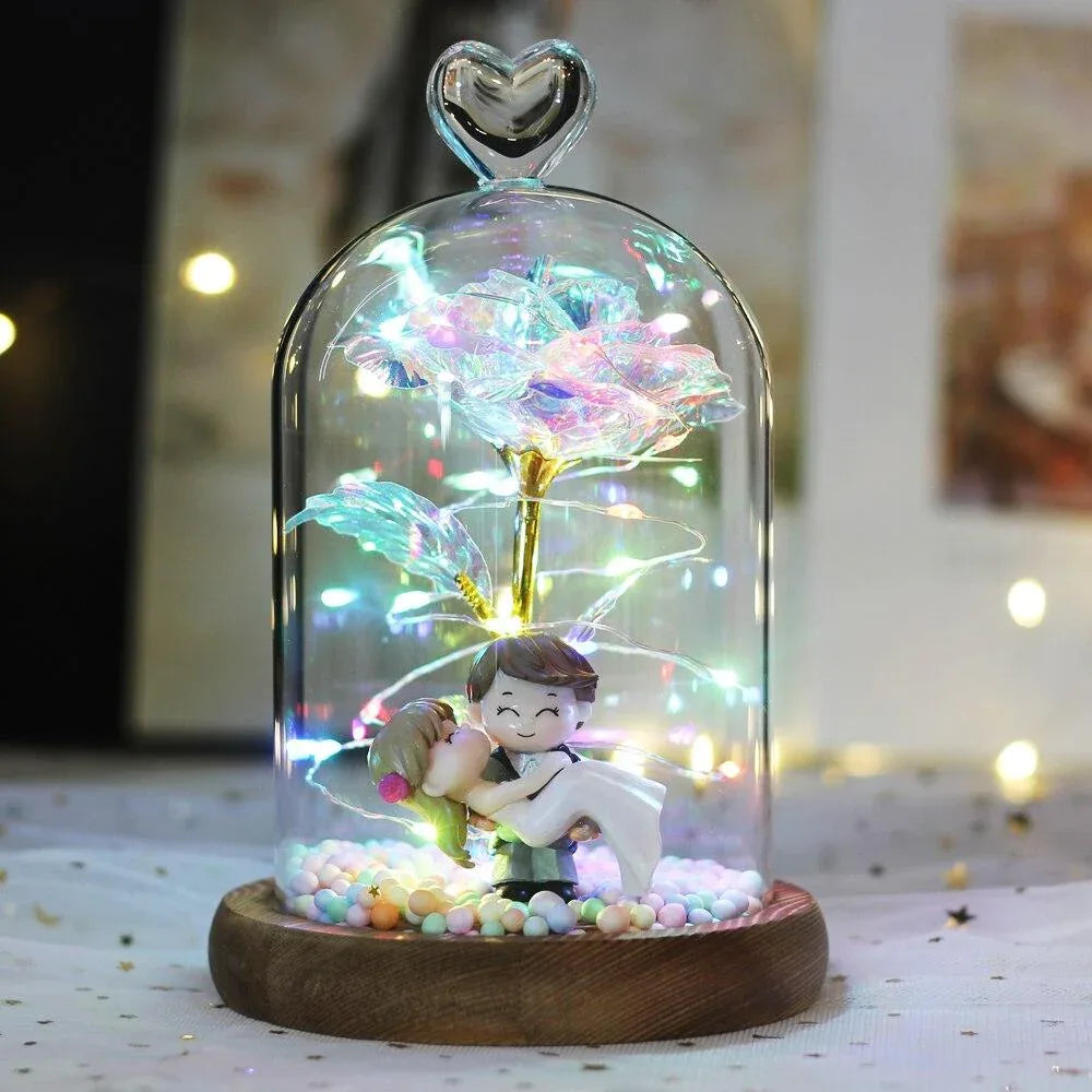 Rose Eternelle Mariage Or 24K ( Choix de Couleurs ) - Rose Eternelle La Boutique