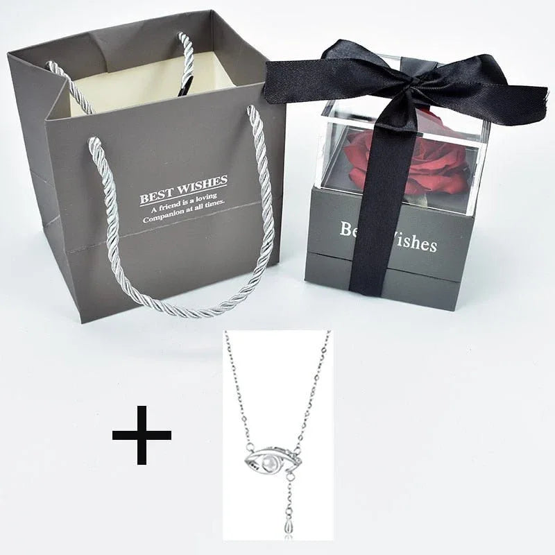 Rose Eternelle Coffret (Choix collier) - Rose Eternelle La Boutique