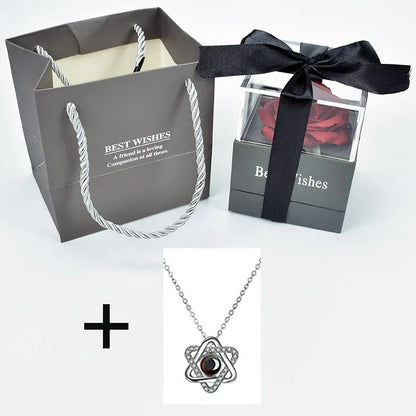 Rose Eternelle Coffret (Choix collier) - Rose Eternelle La Boutique