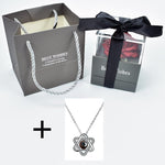 Rose Eternelle Coffret (Choix collier)