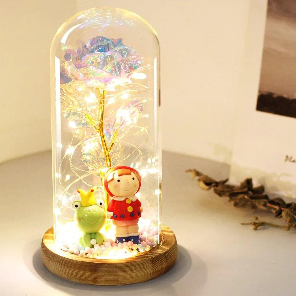 Rose Eternelle Roi Grenouille (Choix de Couleurs) - Rose Eternelle La Boutique