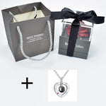 Rose Eternelle Coffret (Choix collier)