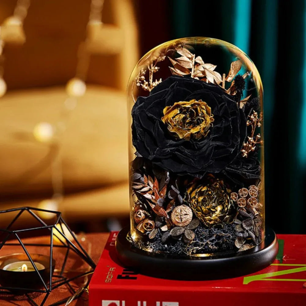 Composition Florale avec Rose Eternelle de Prestige - Rose Eternelle La Boutique