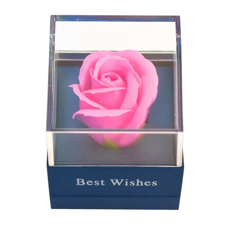 Oursons en rose avec Roses éternelles Collection 2023 - Rose Eternelle La Boutique