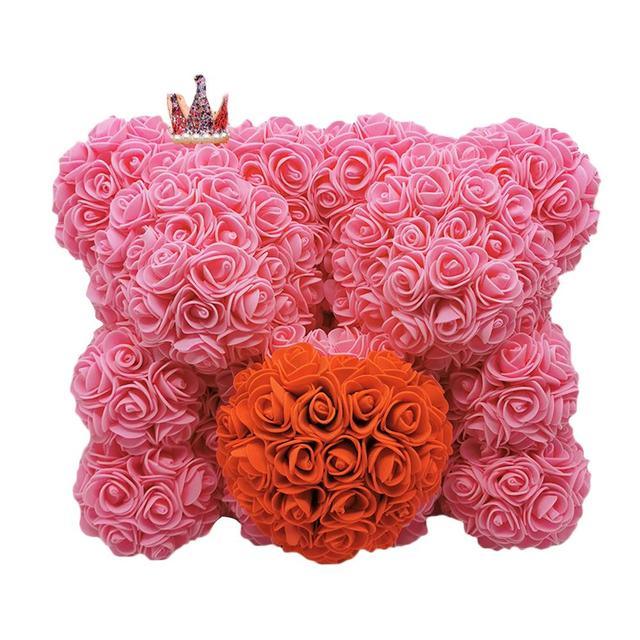 Couple d'ourson en Rose Eternelle - Rose Eternelle La Boutique