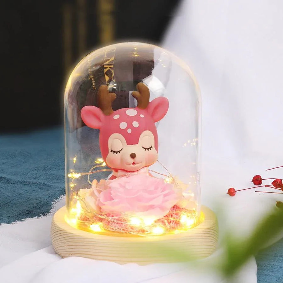 Ewige Rose Rehkitz