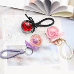 Rose Eterenelle Rouge<br>porte clef - Rose Eternelle La boutique